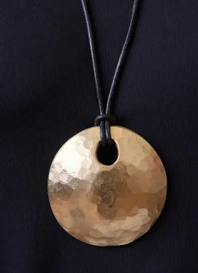 Medium Brass Sun Pendant